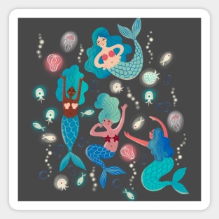 Mermaid Night Lights Magnet